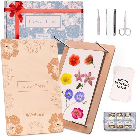 Brand New Large FLower Press Kit DIY Craft Nature Plants Handmade Gifts Art - Picture 1 of 11